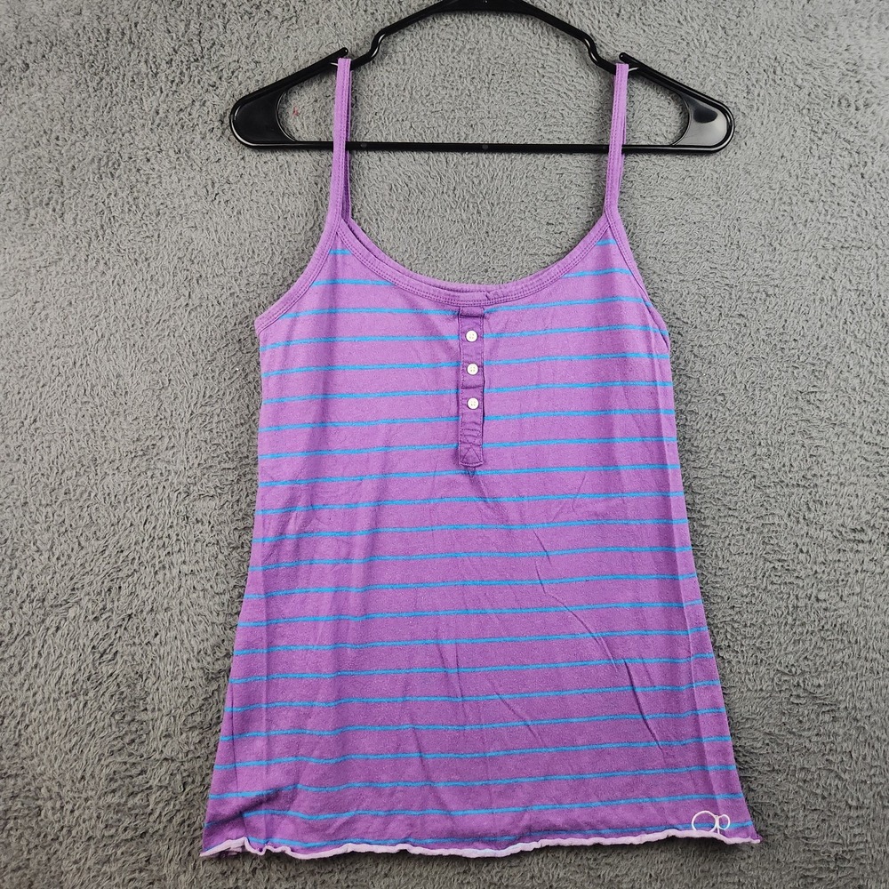 Vintage OP Henley Cami Top Womens Large JR XL Babydoll Bella Swan Y2K Coquette
